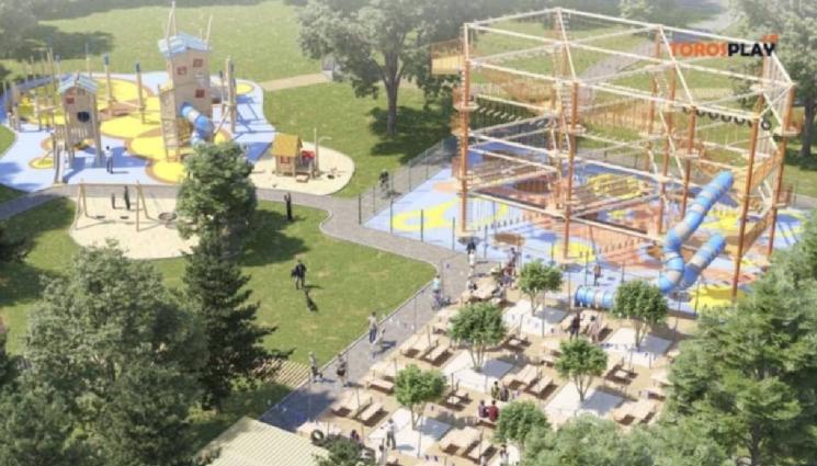 д - В Бургас изграждат въжен парк със 76 различни препятствия