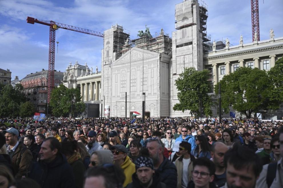 Антиправителствен протест в Будапеща на 18 май 2025 г.