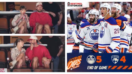 Тейлър Суифт Травис Келси Едмънтън Ойлърс Флорида Пантърс