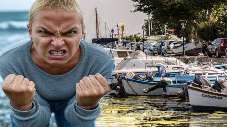 Жената мъж в Созопол