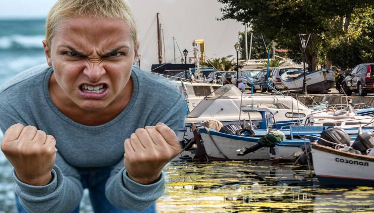 Жената мъж в Созопол - Жената-мъж първа нападнала Думата, отишла лично да го изрита от къщата (СНИМКИ)