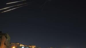 Ракети над Йерусалим по време на иранска атака