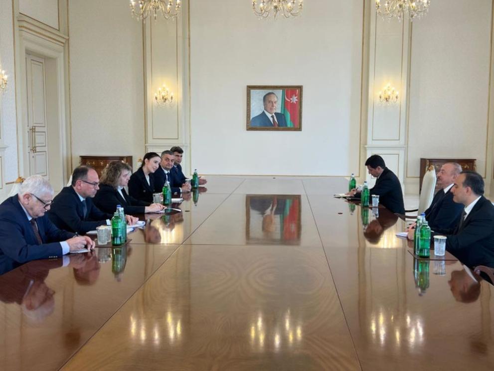  Наталия Киселова с Илхам Алиев 