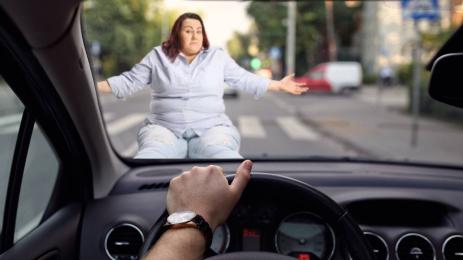 пребит паднал път