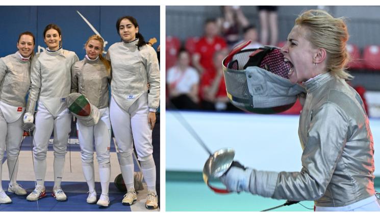 Националки по сабя европейско по фехтовка в Генуа - Националките на сабя спрени на четвъртфиналите на европейското по фехтовка