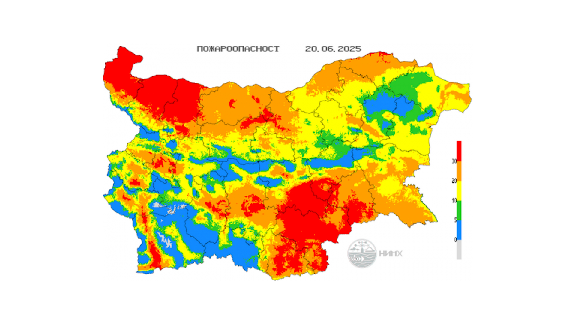 Висок риск от пожари