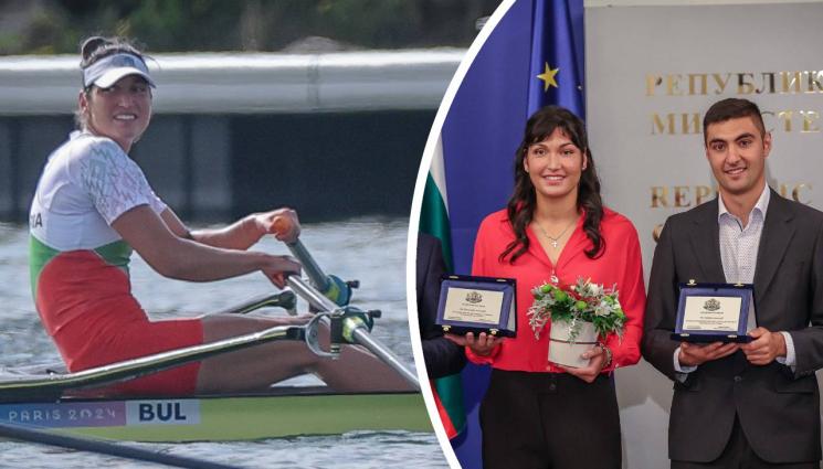 Десислава Ангелова - Гребкинята Деси Ангелова с най-голямата си победа