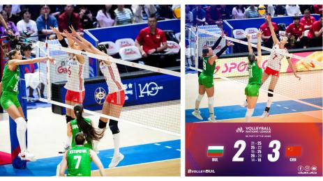 България Китай Лига на нациите волейбол