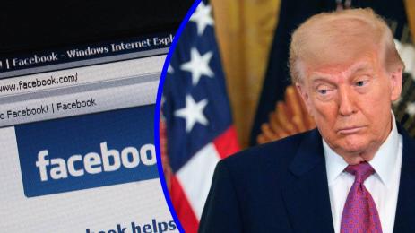 тръмп фейсбук