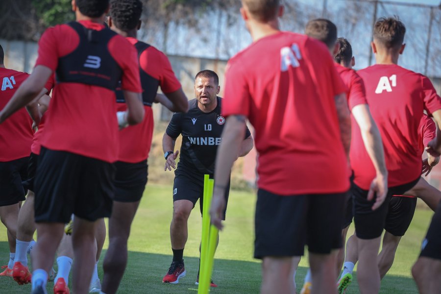 Тренировка на ЦСКА на базата в Панчарево1