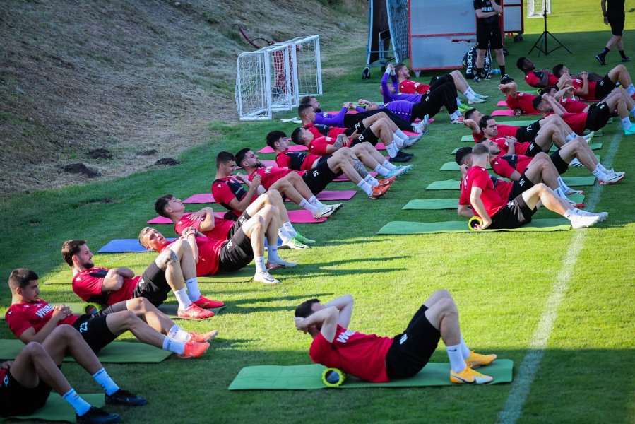 Тренировка на ЦСКА на базата в Панчарево1