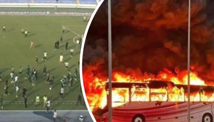 Либия мач - Кошмар на футболен мач в Либия