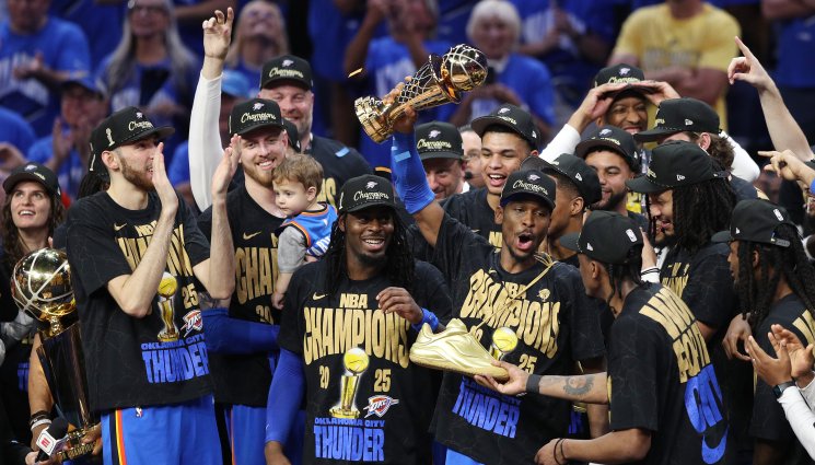 Оклахома Тъндър е новият шампион в НБА - Оклахома Сити е новият крал на НБА