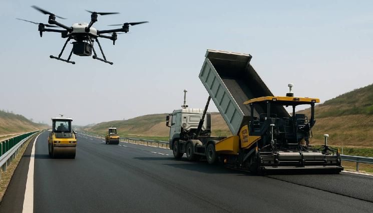 магистрала - Китай построи магистрала без нито един работник – всичко пое изкуственият интелект!