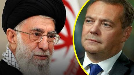 Хаменей и Медведев