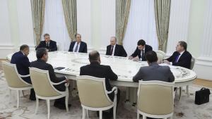 Владимир Путин и Абас Арагчи