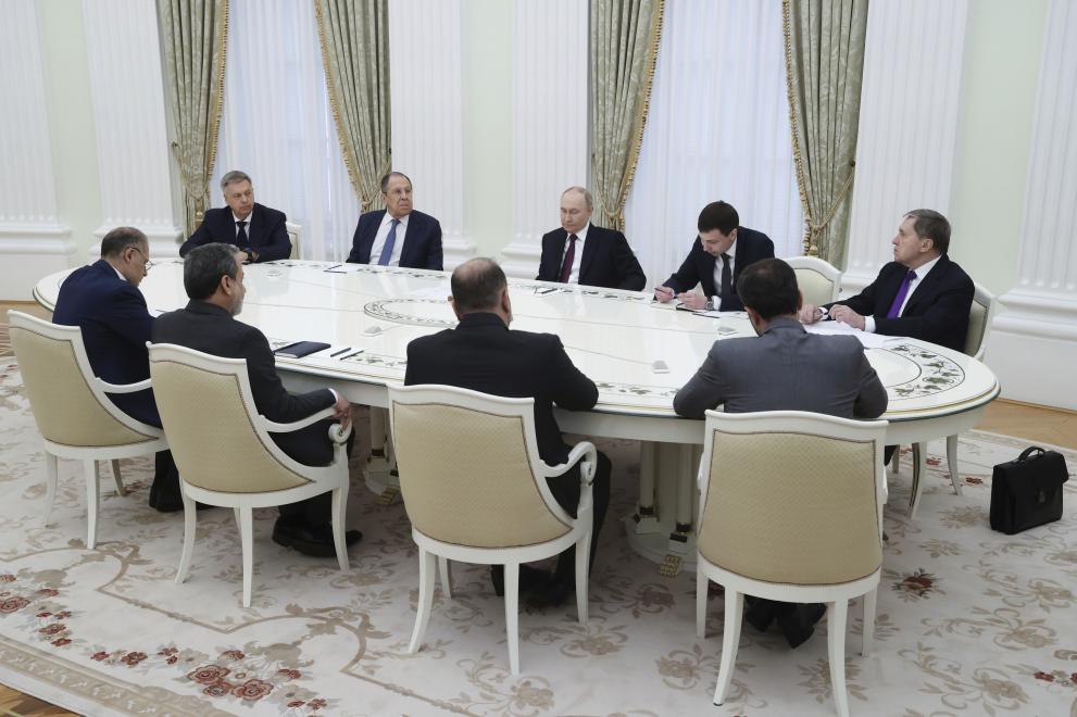 Владимир Путин и Абас Арагчи