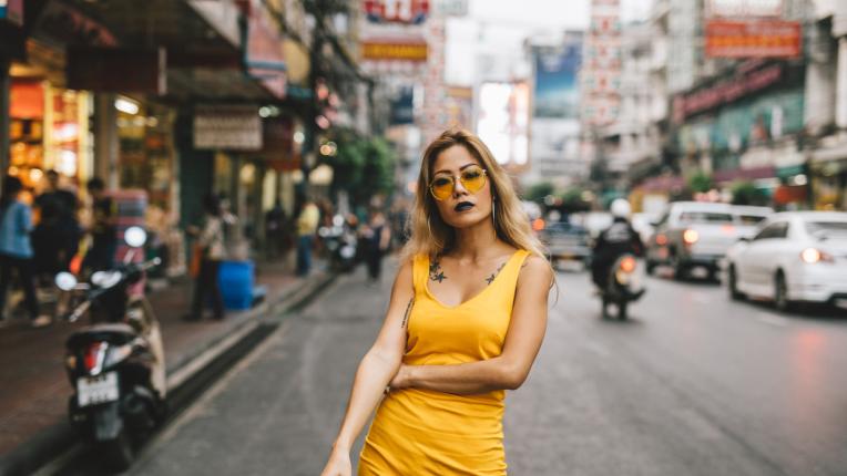 modern yellow party