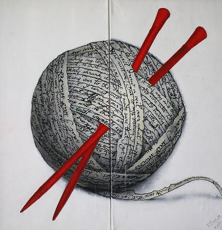 <p>Творбите на Д. Зекина са фигуративни по форма, но атмосферата им е сюрреалистична, а темите са свързани с митологията и вечността на нейните послания.</p>