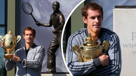 Анди Мъри статуя