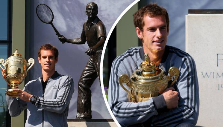 Анди Мъри статуя - „Уимбълдън” почита Анди Мъри със статуя за 150-годишнината си