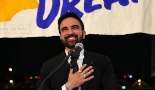 <p>Новият кмет на Ню Йорк - мюсюлманин и демократ</p>