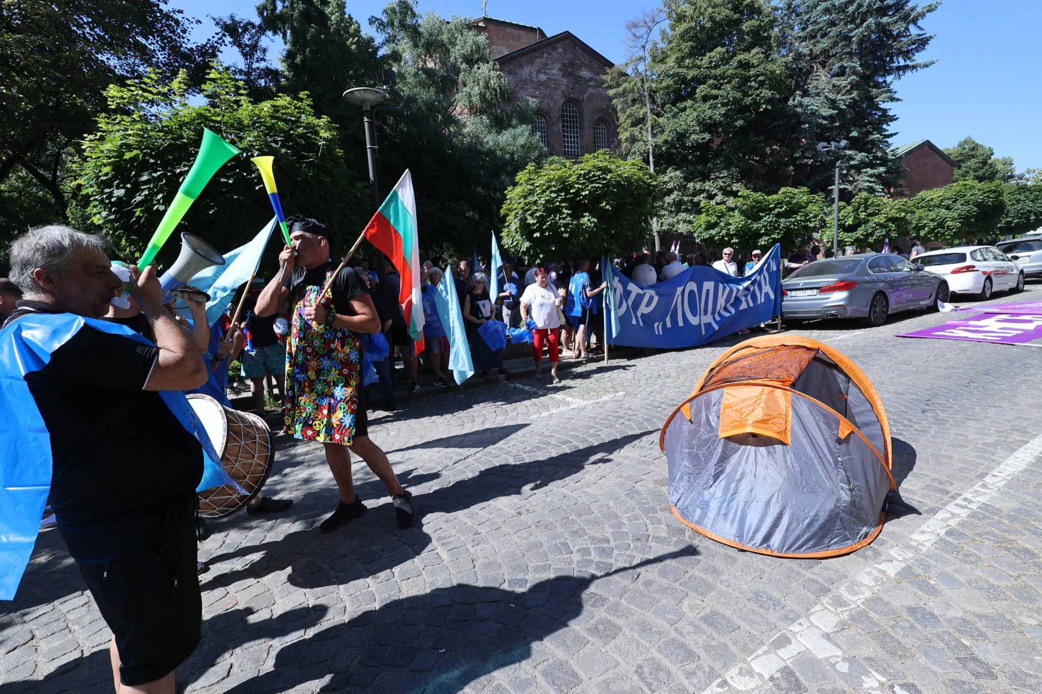 протест градски транспорт