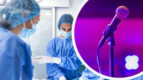 микрофон операция певица певец