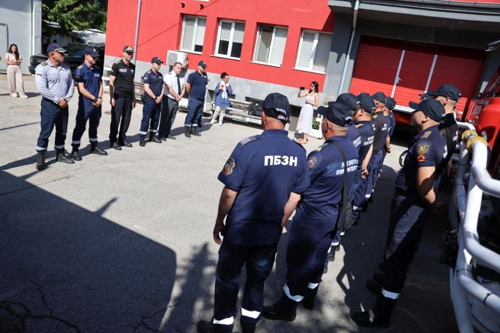  Благоевград - пожарникари - Гърция - изпращане 