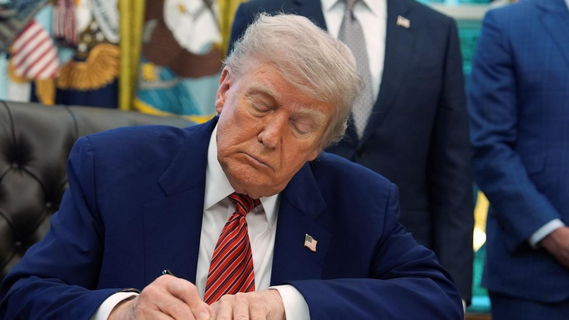 Американският президент Доналд Тръмп подписа в понеделник указ за отмяна