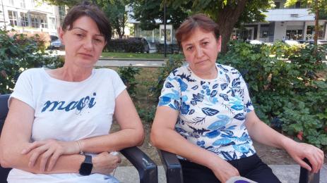 Майките на загиналите в катастрофа Деница и Батуан