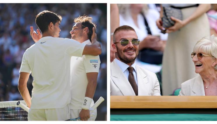 Дейвид Бекъм - Бекъм с Шарапова и мама на