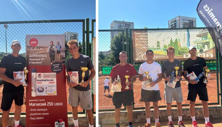 тенис - Чергов и Стоименов спечелиха драматично втория турнир от националната тенис верига 17+