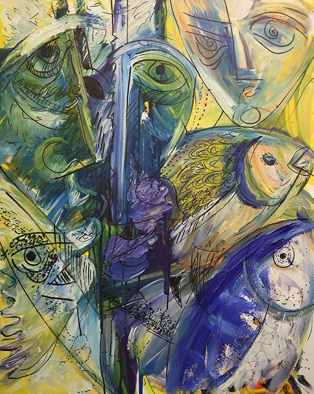 <p>&bdquo;Постоянно експериментирам. Рисувам от малък, непрекъснато. Където и до съм.</p>