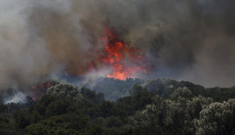Втора жертва взеха големите пожари край Измир. Багерист е загинал,