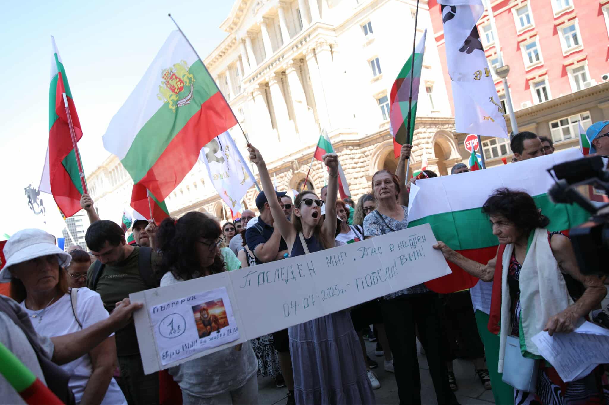 протест НС евро