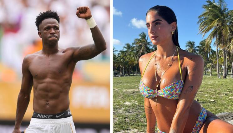 Изабела Ладера Винисиус Жуниор - Винисиус вечеря със сексбомба в Маями