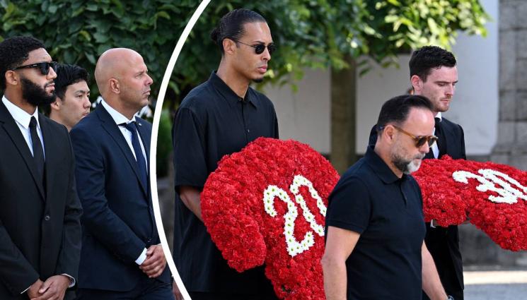 Жота Ливърпул - Футболистите на Ливърпул се простиха с Жота