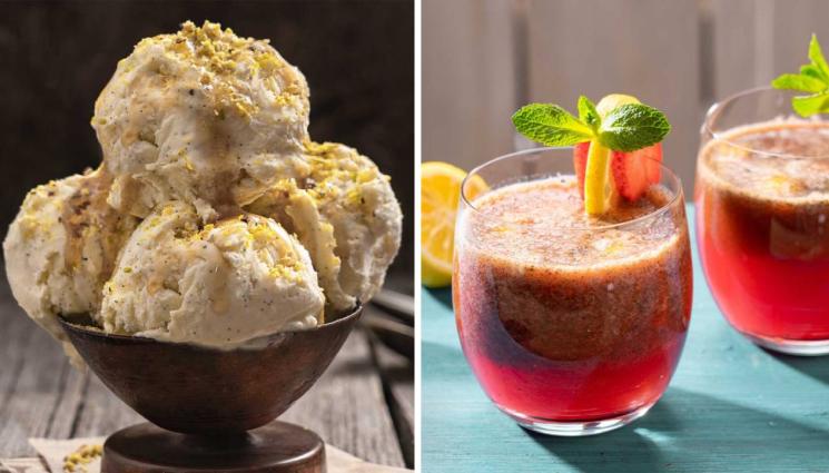 рецепти - Гответе с matekitchen.com: Бърз ванилов сладолед или домашна ягодова лимонада с прясна мента (ВИДЕО)