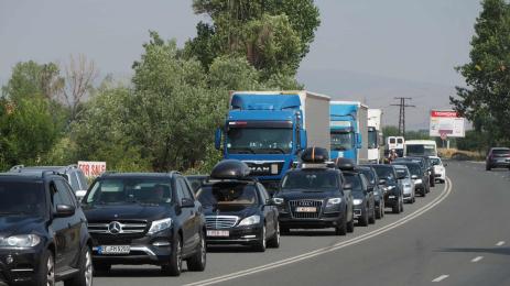 задръстване преди София