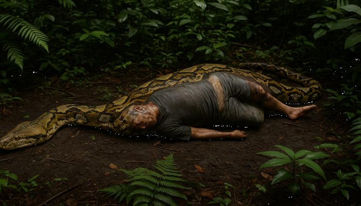 питон - СТРАШЕН УЖАС: Питон погълна жив човек! (ВИДЕО)