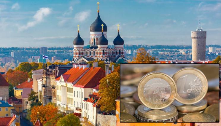 Естония - Заплатите в Естония след приемане на еврото: От €792 през 2011 г. скачат на €2011 през 2025 г.