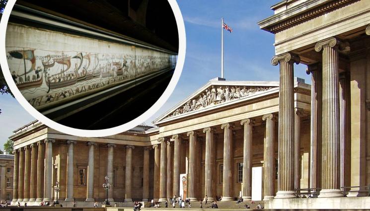 гоблен от байо британския музей - Франция дава назаем гоблена от Байо