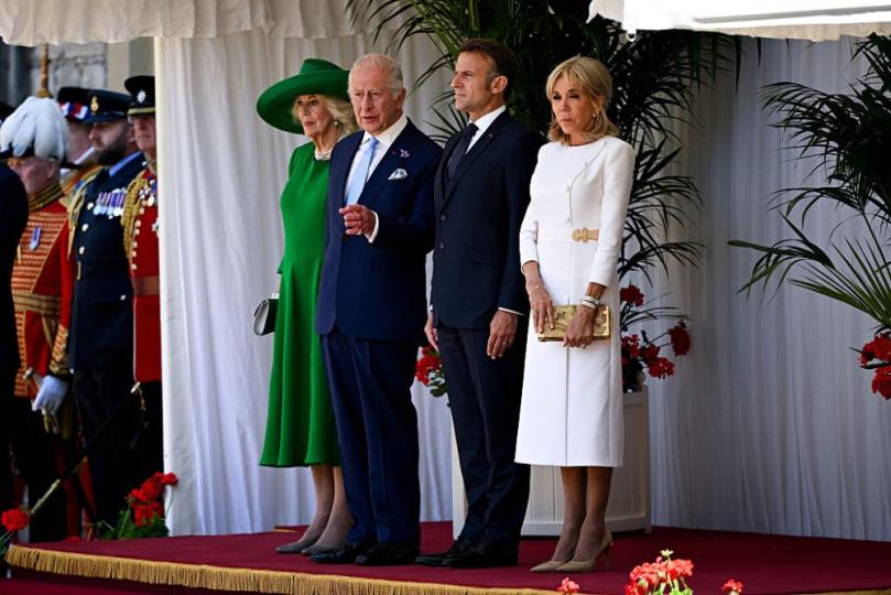 <p>Еманюел и Бриджит Макрон</p>