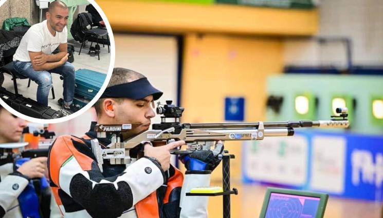 Антон Ризов спортна стрелба - Наш стрелец аха да уцели бронз на турнир в Будапеща