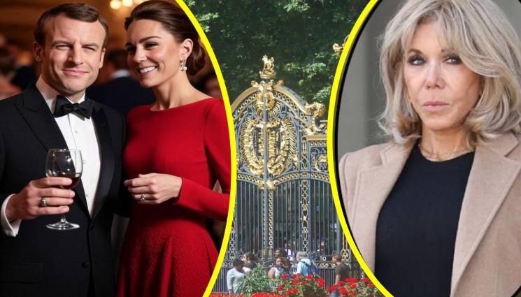 Макрон Кейт и Бриджит - СЛЕД КАТО ЖЕНА МУ ПАК ГО УНИЗИ: Макрон отмъщава - сваля Кейт Мидълтън! (СНИМКИ+ВИДЕО)