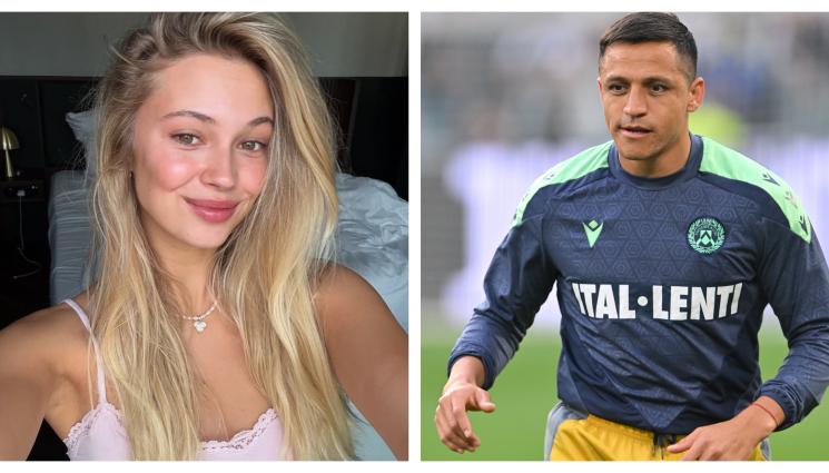 Алексик Санчес - Алексис Санчес пак забърса моделка