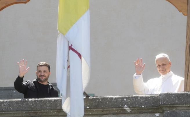 Папа Лъв XIV прие украинския президент Володимир Зеленски