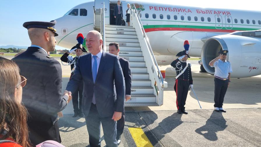 Желязков на визита в Рим