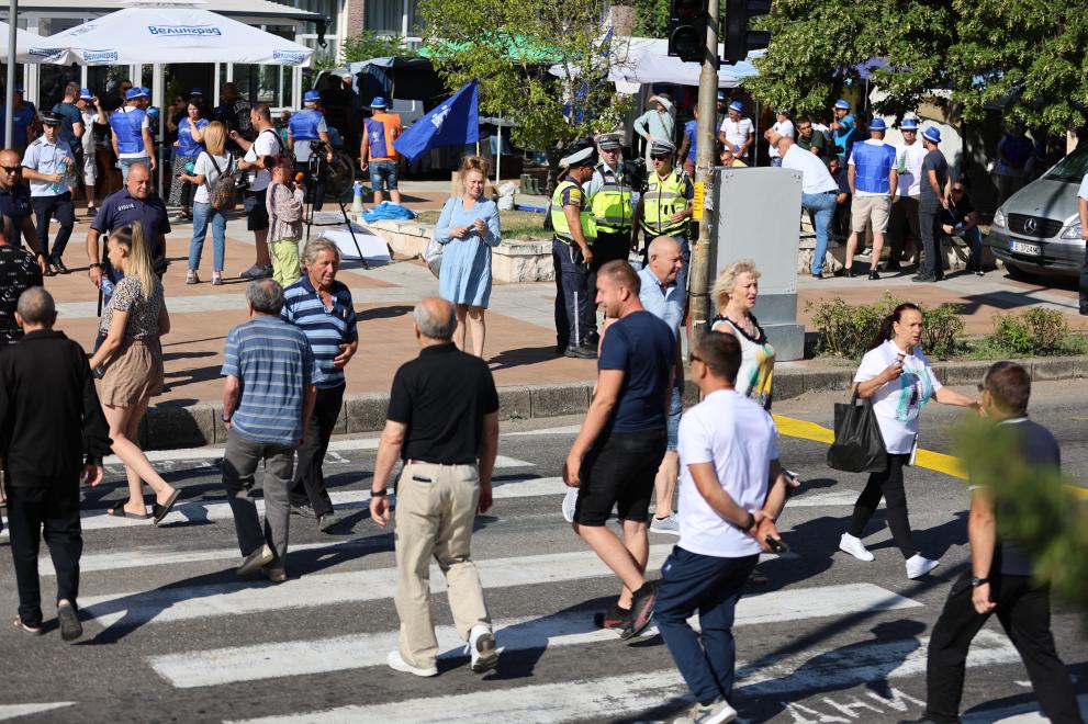  Кресна основен път Е79 светофар 